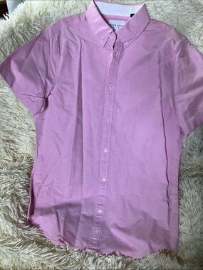Five Four Pink Short Sleeve Button-Down Shirt